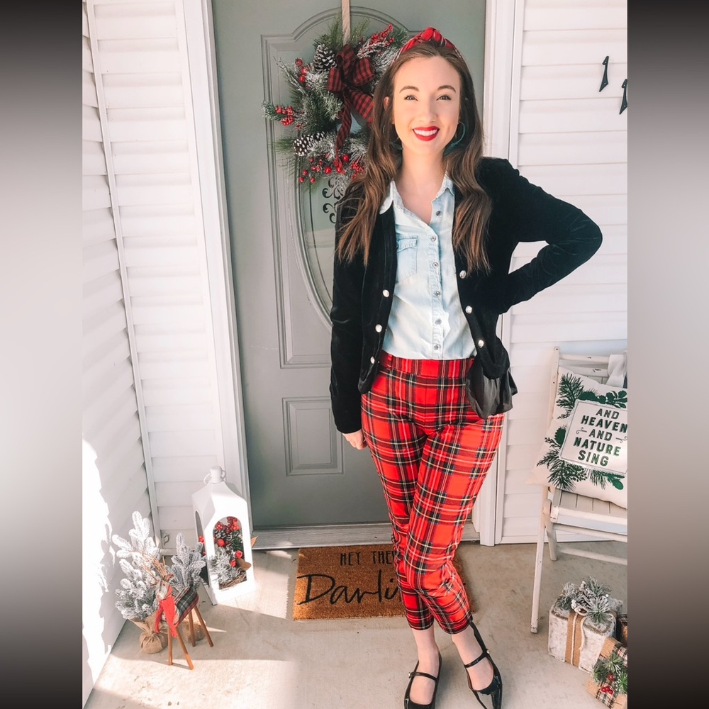 Macy’s Black Velvet Blazer